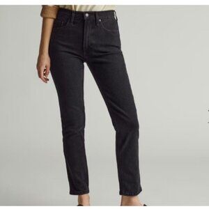Everlane The Original Cheeky® Jean Black Sz 34 CROP